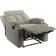 Ottomanson Traditional Manual Gray Polyester Blend Armchair 43.3"