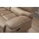 Betsy Furniture Microfiber Taupe Sofa 87" 5 Seater