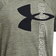 Under Armour Kid's Tech Split Logo Hybrid Short Sleeve T-shirt - Marine OD Green/Black