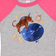Inktastic Taurus Constellation Zodiac Sign Illustration Bodysuit - Grey/Pink