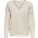 Only Rica V-Neck Knitted Pullover - Grey/Birch