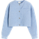 H&M Button Placket Oversized Jacket - Light Blue