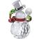 Swarovski Holiday Cheers Dulcis Snowman White Figurine 2.7"