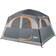UNP 6 Person Waterproof Windproof Easy Setup Double Layer Family Camping Tent with 1 Mesh Door and 5 Large Mesh Windows - 25 x 25cm