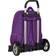 Safta School Backpack with Wheel - Purple