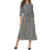 JdY Starr Printed Maxi Shirt Dress - Black