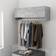 vidaXL 808237 Concrete Grey Garderobe 100x35cm