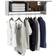 vidaXL 808237 Concrete Grey Garderobe 100x35cm