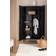 Venture Design Pirig Black Garderobe 85x183cm