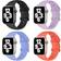 SOLOLUP Elastic Sport Band for Apple Watch 42/44/45mm 4-Pack