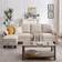 Bed Bath & Beyond Modular Sectional Beige Sofa 110" 4 Seater