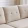 Bed Bath & Beyond Modular Sectional Beige Sofa 110" 4 Seater