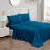 Juicy Couture Satin Bed Sheet Blue (274.3x259.1)