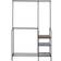 Neatfreak ‎NFC05307MIX802-001 Walnut/Gunmetal Clothes Rack 48.4x68.7"