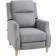 Homcom Recliner Gray Armchair 40.5"