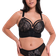 Curvy Kate Non Stop Superplunge Longline Bra - Black/Pink