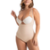 Shapermint Open Bra Bodysuit with Brief Leg Panty - Nude