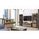 Nemen Living Room Set Stanley Oak/Black Fernsehschrank 153x121cm 5Stk.