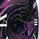 Design Art Futuristic Labyrinth Maze Matrix I Purple Wall Clock 16"