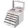 Songmics 5 Drawers Jewellery Box - White