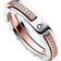 Pandora Signature Two-tone Logo & Pavé Ring - Rose Gold/Transparent