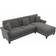 Bush Furniture Coventry Gray Sofa 102.1" 3 Seater