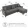 Bush Furniture Coventry Gray Sofa 102.1" 3 Seater