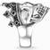 Thomas Sabo Crown Skull Ring - Silver/Black