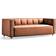 Mercer41 Subin Brown Sofa 86.7" 3 Seater