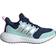 Adidas Kid's FortaRun 2.0 Cloudfoam Lace Shoes - Dark Blue/Silver Metallic/Semi Flash Aqua