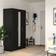 Ikea Brimnes Black Kleiderschrank 117x190cm