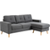 Homcom Scandi Design Dark Gray Sofa 193cm 3-Sitzer