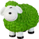 Relaxdays Garden Figurine Sheep