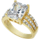 Charter Club Triple Row Ring - Gold/Transparent