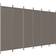 vidaXL 5-Panel Anthracite Grey Romavdeler 300x200cm