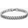 David Yurman Curb Chain Bracelet - Silver/Diamonds