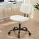 Sweetcrispy HJ2JO-2193-WT Beige White Office Chair 34.2"