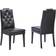 Baxton Studio Dylin Black Kitchen Chair 41.3" 2