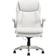 Serta Brinkley White/Silver Office Chair 46"