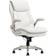 Serta Brinkley White/Silver Office Chair 46"