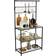 VEVOR SS-CFJ-003 Oak Shelving System 33.1x66.9"