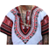 Chainupon African Dashiki Shirt - White/Red