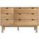 vidaXL Otta Brown Chest of Drawer 43.7x28.9"