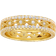 Kylie Harper Eternity Band Ring - Gold/Transparent