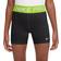 Nike Older Girl's Pro Shorts - Black/Volt/White