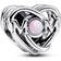 Pandora Openwork Mom & Heart Charm - Silver/Opal