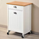 Kesper Kitchen Trolley White Servierwagen 45x36cm