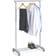 Zeller Present Clothes On Wheels Silver Garderobe 83x170cm