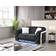 Glory Furniture Loveseat Black Sofa 71" 2 Seater