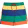 Mini Rodini Kid's Stripe Swim Short - Multicolour